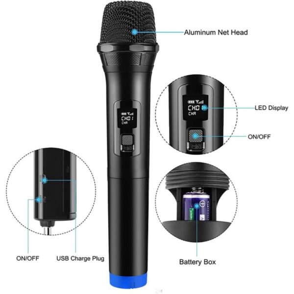 LT-105 Universal Wireless Microphone – Studio-Quality Audio for Amplifiers, Mixers & Live Sound Reinforcement - Image 7
