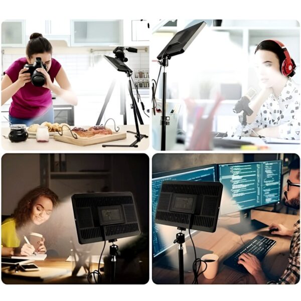 RL-19 Studio LED Rectangular Light Panel – Adjustable Color Temperature & Brightness with Remote Control - Image 11