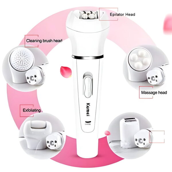 Kemei KM-2199 Multi-Functional Rechargeable Epilator - Image 2