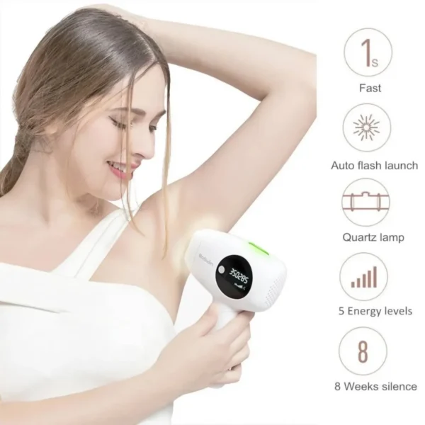 Bosidin D1011 IPL Laser Hair Removal Kit - Image 3