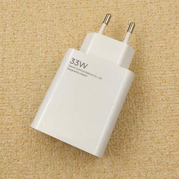 Xiaomi 33W Turbo Fast Charger with Type-C Cable – Ultra-Fast Charging for Xiaomi, Redmi and POCO Devices - Image 4