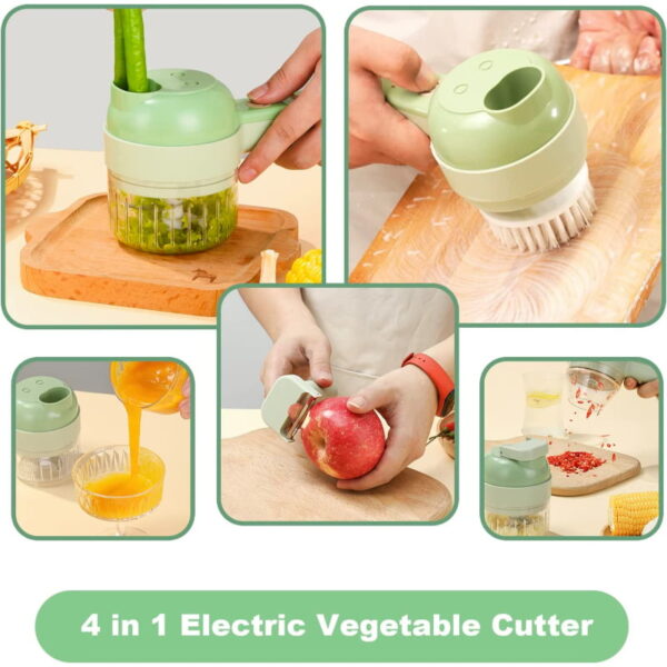 Multi-Functional 4 In 1 Electric Handheld Cooking Hammer Food Chopper - Image 7
