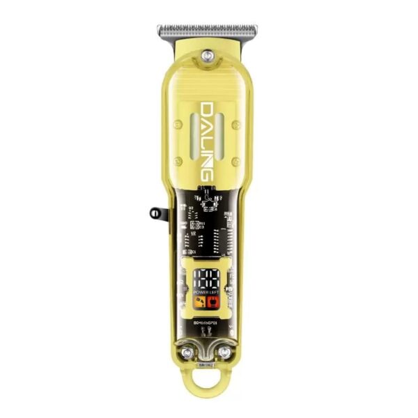 Daling DL-1585 USB Rechargeable Professional Hair Trimmer With Transparent Body And LED Display - Image 7