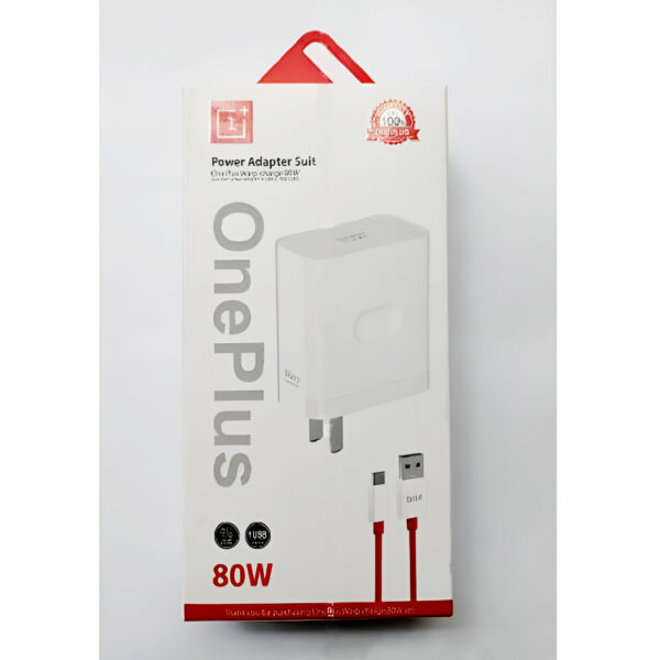 OnePlus 80W Power Adapter Kit with Warp Charge & SuperVOOC Type-C Cable - Image 4