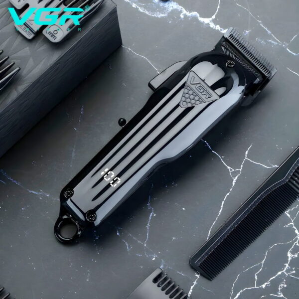 VGR V-282 Professional Rechargeable Cordless Hair Clipper For Men - Image 8