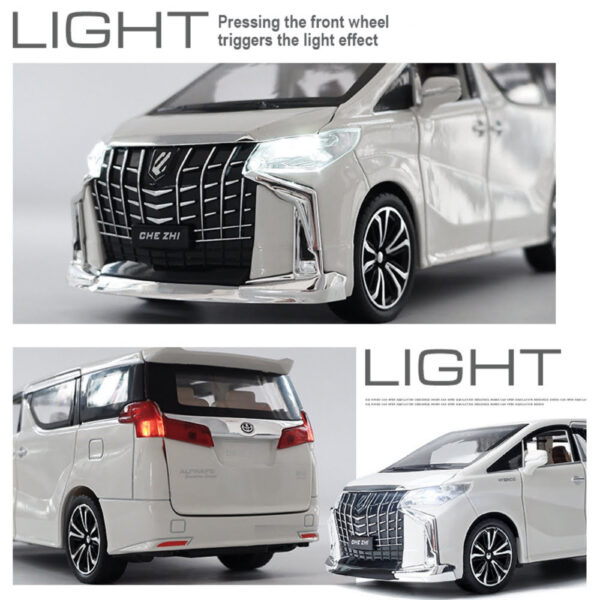 Dynamic Drive Explorer Alphard Feature-Packed Die-Cast Metal Model Car With Light And Sound - Image 5
