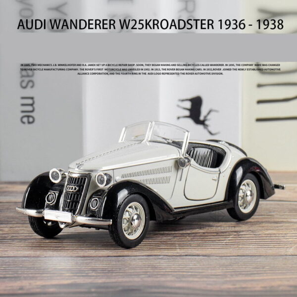 1:36 Interactive Design Audi Wanderer W25k Die-Cast Model Alloy Car With Light - Image 7
