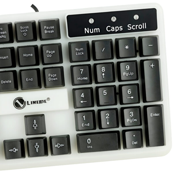 TX35 Limeide RGB Suspension Backlit Lightweight Luminous Wired Gaming Keyboard - Image 5