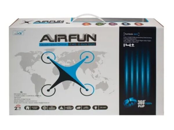 Air Fun AF960 Drone White Quadcopter 360 ° Function 3d 6 Axis Gyroscope Drone - Image 3