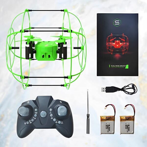 2.4G Four-Axis Dual-Mode 6 Channels Mini Remote Control Quadcopter Drone Toy - Image 3