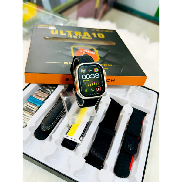 Ultra10 49mm Bluetooth Calling Smart Watch Sleek Design with 10 Interchangeable Straps - Image 8