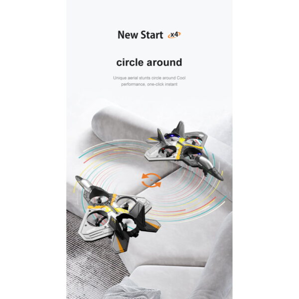 V17 2.4GHz 6CH EPP Remote Control Gravity Sensing 4 Motor Aircraft - Image 7