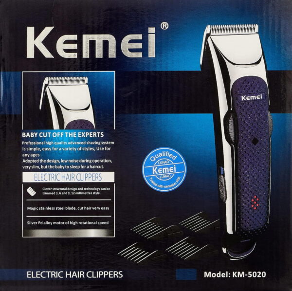 Kemei KM-5020 Professional Rechargeable Hair Clipper - Image 7