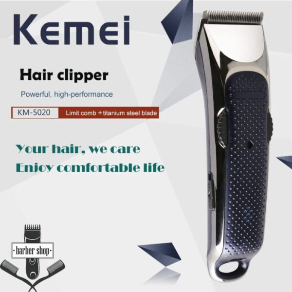 Kemei KM-5020 Professional Rechargeable Hair Clipper - Image 5