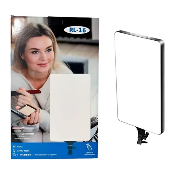 RL-16 Studio LED Rectangular Light Panel – Adjustable Color Temperature & Brightness with Remote Control - Image 5