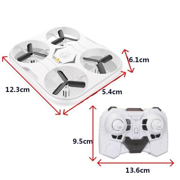 2.4GHz X53 Mini Four-Axis Remote Control Quadcopter Drone With 360 degree Movements and LED Lights - Image 4