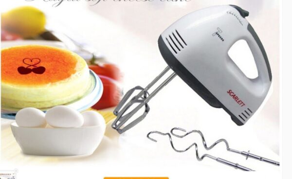 Electric Hand Mixer Machine With 7 Speed Hand Held Food Beater - Image 2