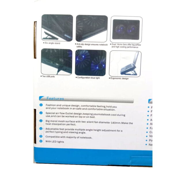N99 Adjustable Special Air Flow Outlet Design Laptop Cooling Partner - Image 8