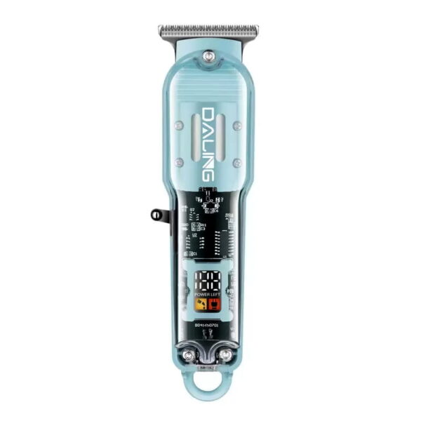 Daling DL-1585 USB Rechargeable Professional Hair Trimmer With Transparent Body And LED Display - Image 9