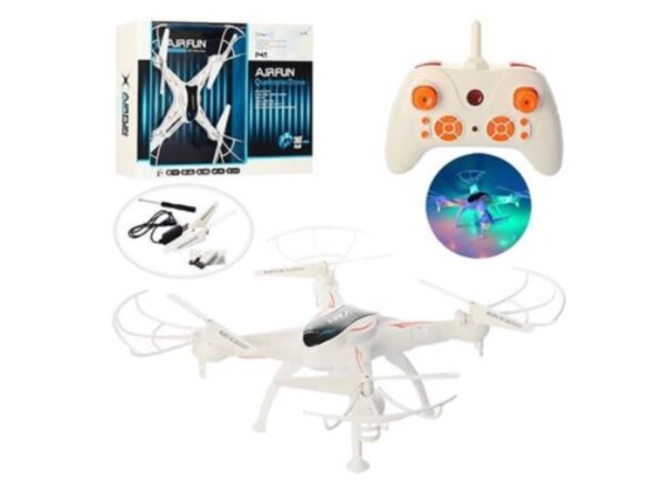 Air Fun AF960 Drone White Quadcopter 360 ° Function 3d 6 Axis Gyroscope Drone - Image 4