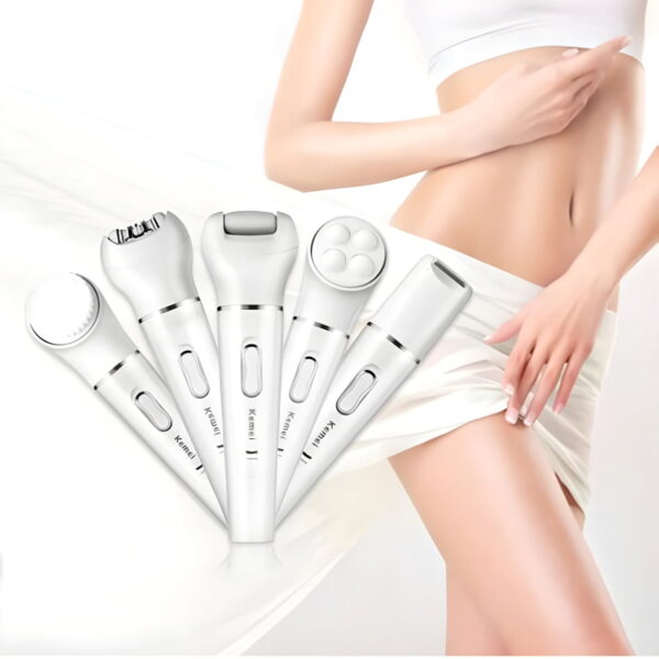 Kemei KM-2199 Multi-Functional Rechargeable Epilator - Image 6