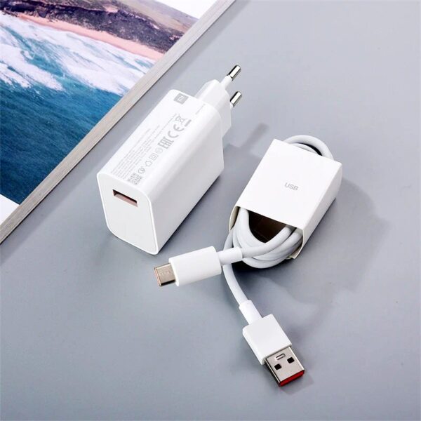 Xiaomi 33W Turbo Fast Charger with Type-C Cable – Ultra-Fast Charging for Xiaomi, Redmi and POCO Devices - Image 7