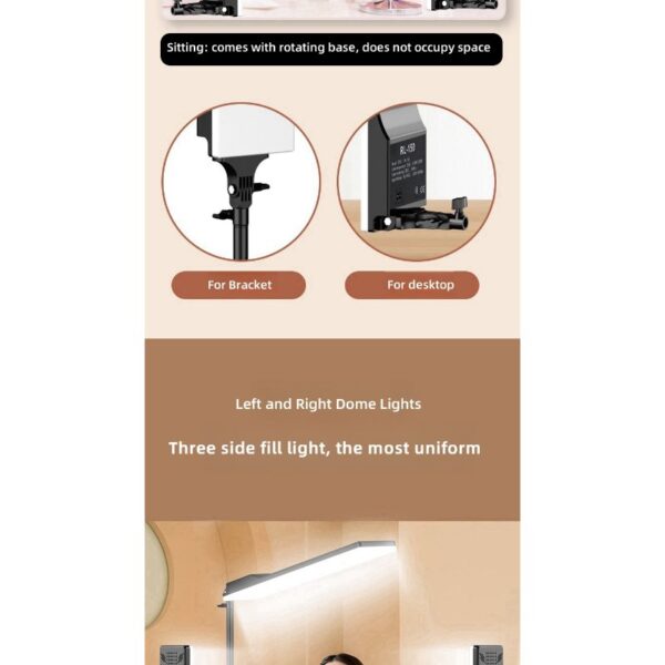 RL-100 Studio LED Light Panel – Adjustable Color Temperature & Brightness with Remote Control - Image 6
