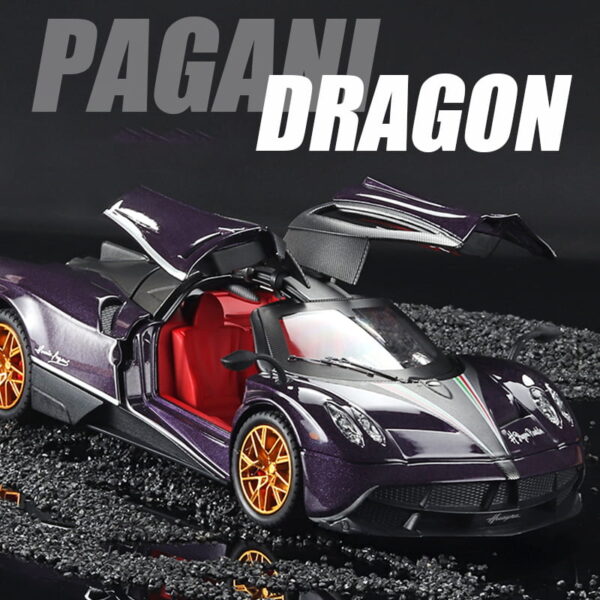 Pagani Huayra Alloy Sports Model Simulation Diecast Car - Image 7
