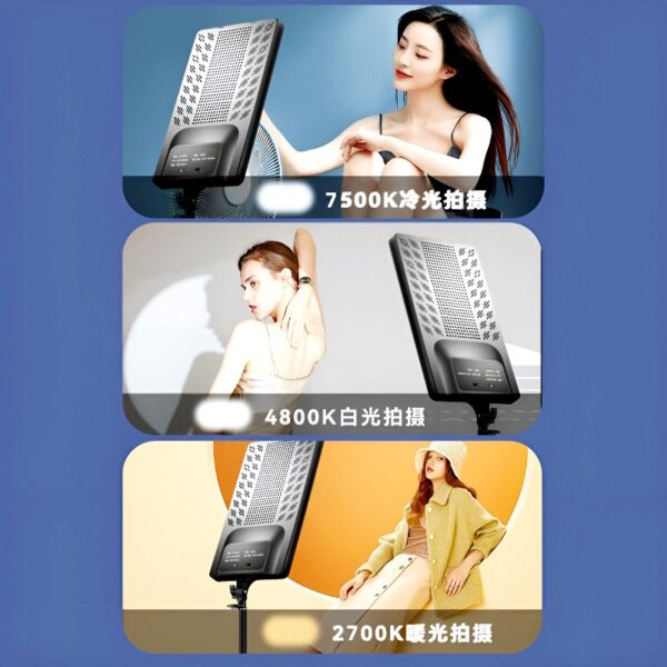 RL-16 Studio LED Rectangular Light Panel – Adjustable Color Temperature & Brightness with Remote Control - Image 2