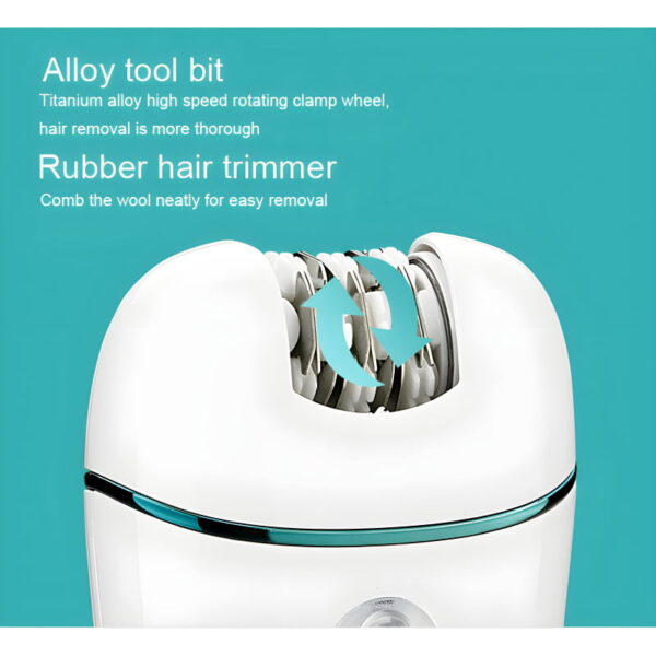 Daling DL-6018 Epilator 4-In-1 Multi-Functional Rechargeable Ladies’ Grooming Kit - Image 4