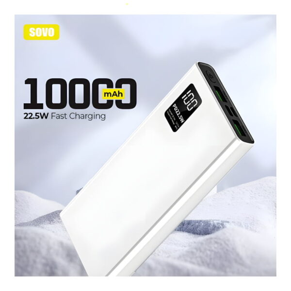 SOVO PD-101 Dazzling 10000mAh Portable Charger