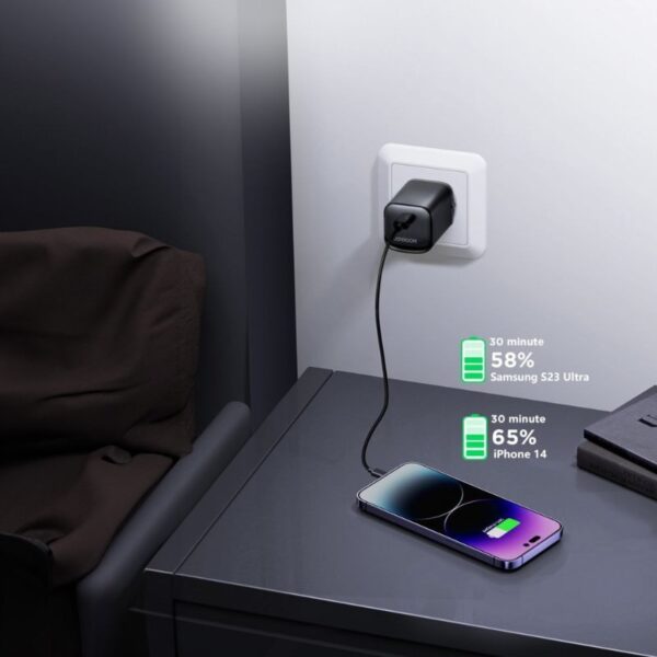 Joyroom JR-TCF07EU 30W PD Super Fast Charger – Compact and Powerful USB-C Adapter - Image 5