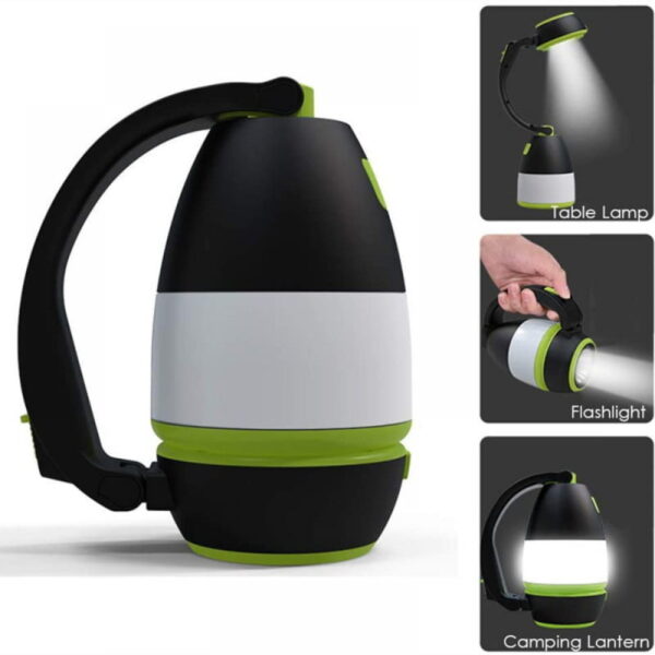 Multi-Functional Portable Rechargeable Camping Lantern With Flashlight And Power Bank - Image 6
