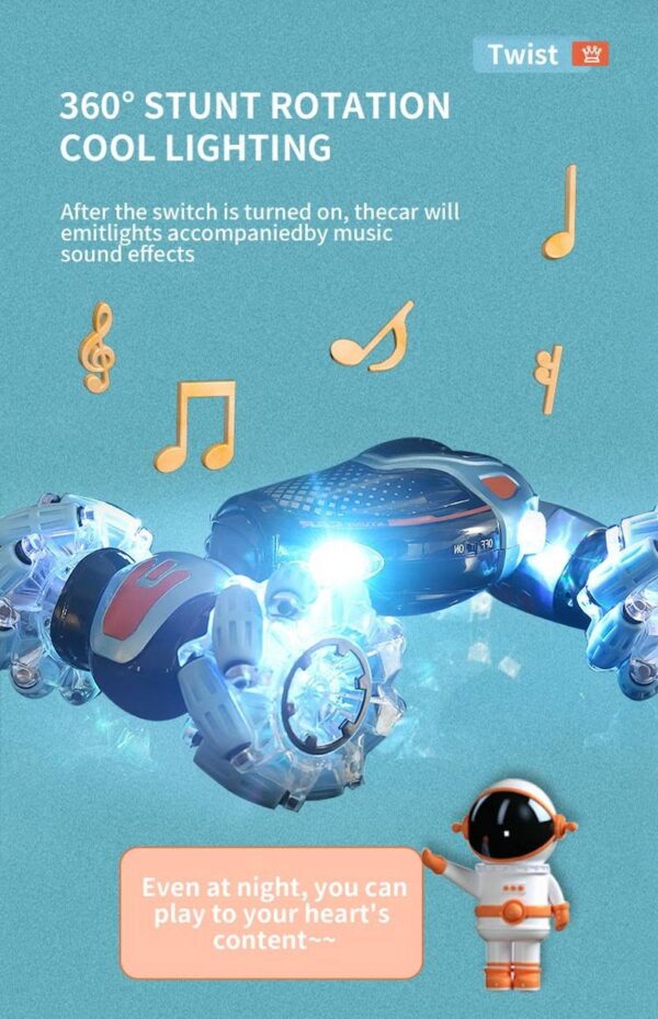 High-Quality 2.4G Remote Control Gesture Sensing Car Toy - Image 3