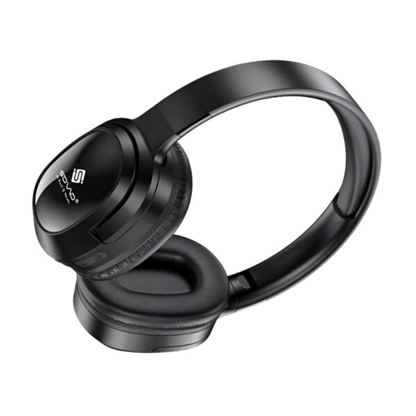 SOVO SHP-550 Crazy Bass Series Wireless Bluetooth 5.3 Headphones – ANC, Foldable Design, HD Sound, Soft Earpads - Image 2