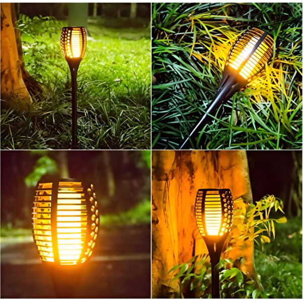 XF-6017 Solar Flame LED Light Lamp Enhance Your Outdoors With Stunning Decoration - Image 3