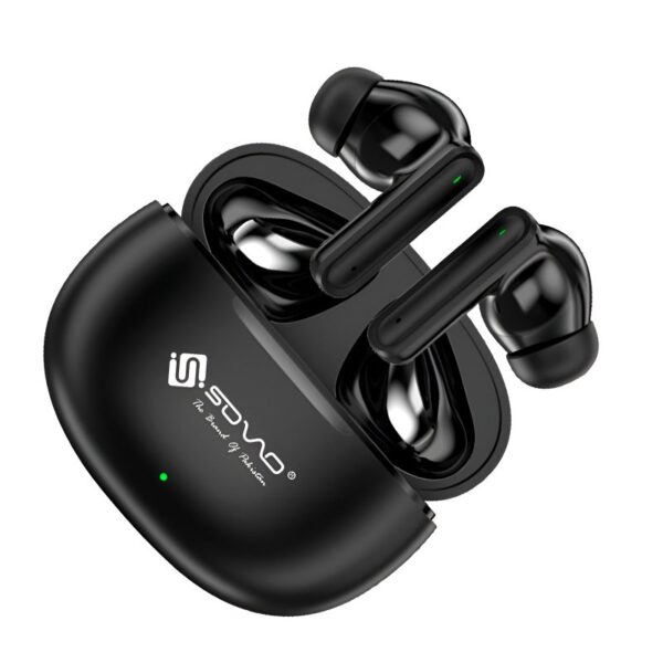 SOVO SBT-901 DIVO Series – Wireless Earbuds with Bluetooth 5.4, Noise Cancelling, 24H Playtime, and Touch Control - Image 4